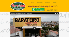 Desktop Screenshot of barateiroacessorios.com.br